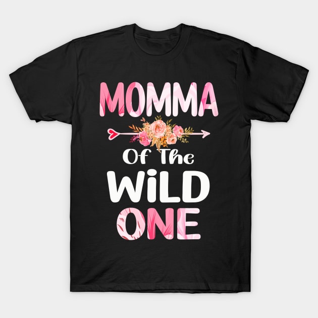 momma of the wild one momma T-Shirt by Bagshaw Gravity